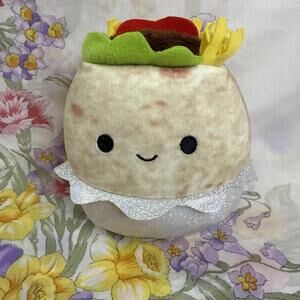 Squishmallow 5" Bernardo the Burrito Food Squad‎